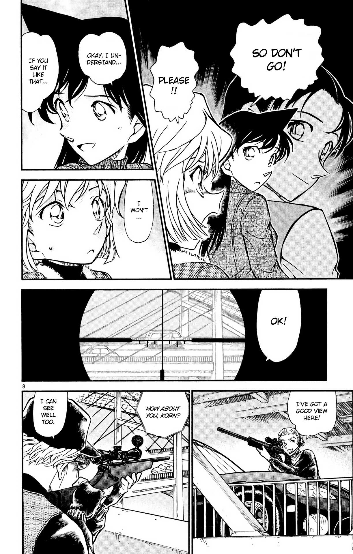 Detective Conan Chapter 503 page 9 - Chapter 503: The Black Organization vs The FBI (1)