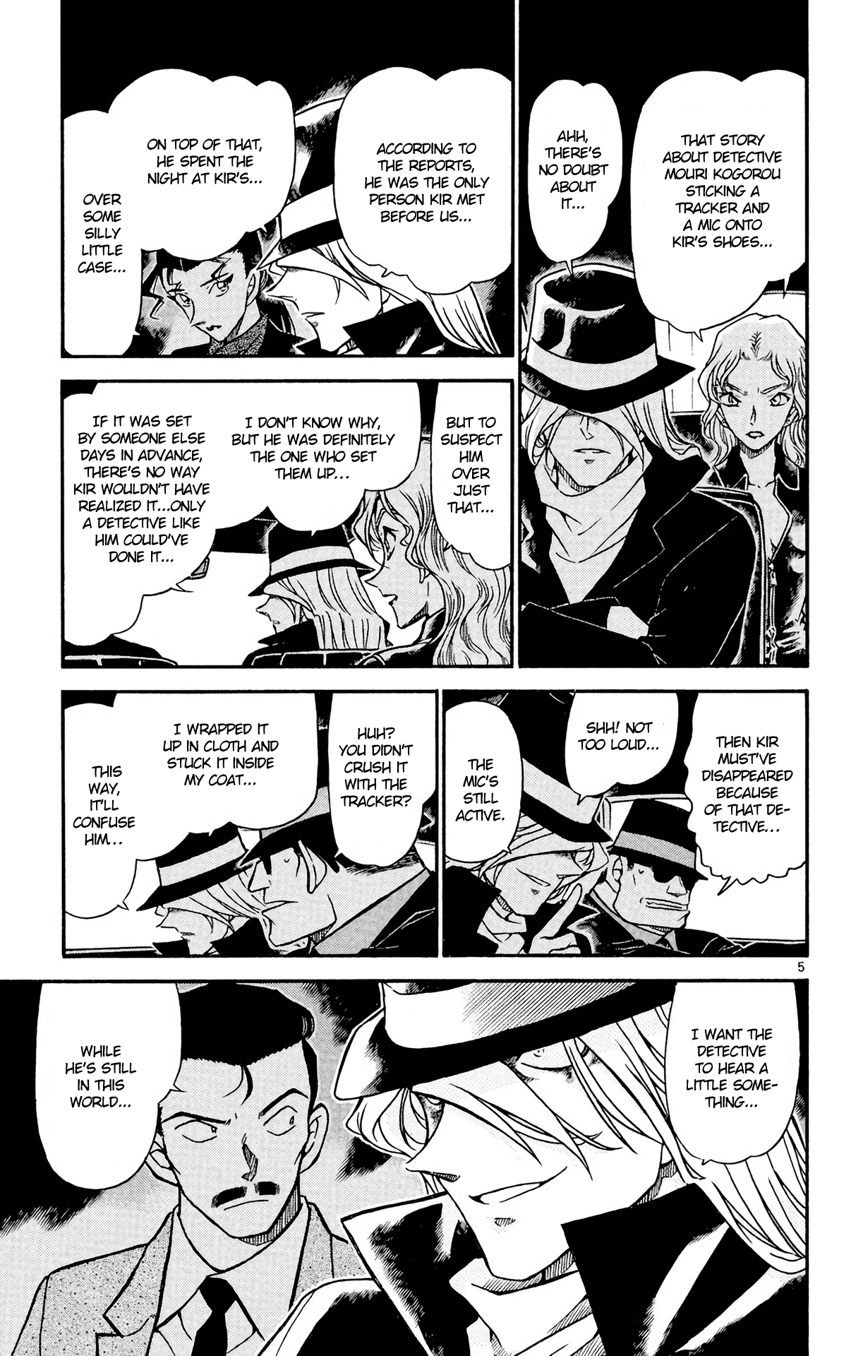 Detective Conan Chapter 504 page 7 - Chapter 504: The Black Organization vs The FBI (2)