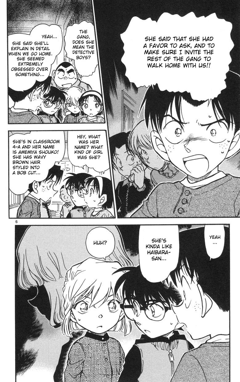 Detective Conan Chapter 505 page 6 - Chapter 505: A New Teacher