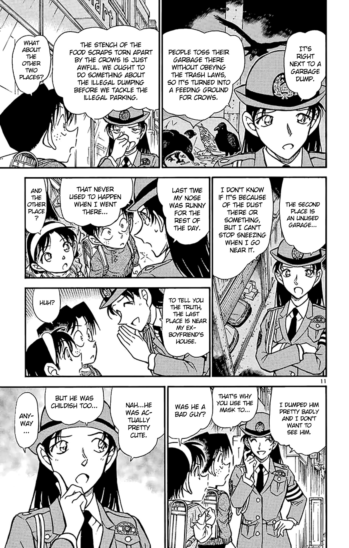 Detective Conan Chapter 506 page 12 - Chapter 506: The Secret Path to School (1)