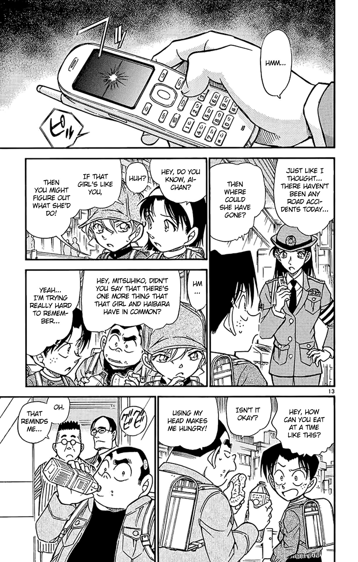 Detective Conan Chapter 506 page 14 - Chapter 506: The Secret Path to School (1)