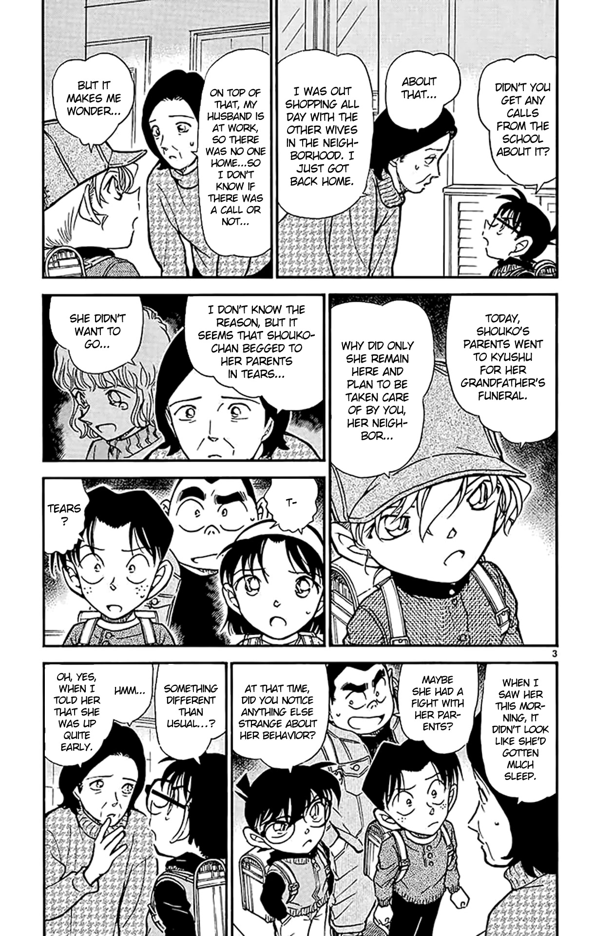 Detective Conan Chapter 506 page 4 - Chapter 506: The Secret Path to School (1)