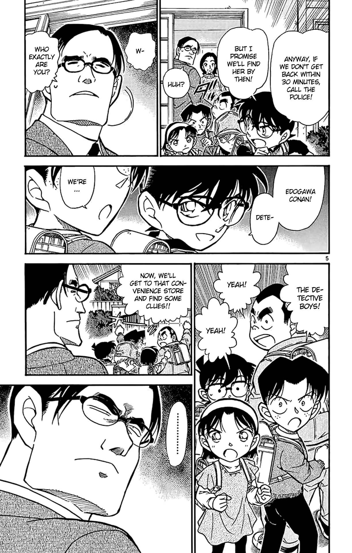 Detective Conan Chapter 506 page 6 - Chapter 506: The Secret Path to School (1)