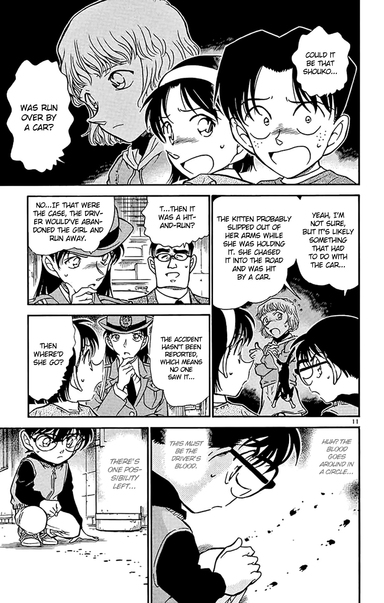 Detective Conan Chapter 507 page 12 - Chapter 507: The Secret Path to School (2)