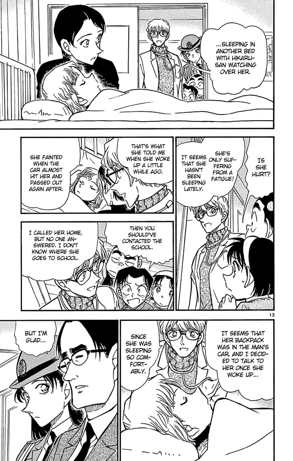 Detective Conan Chapter 507 page 14 - Chapter 507: The Secret Path to School (2)