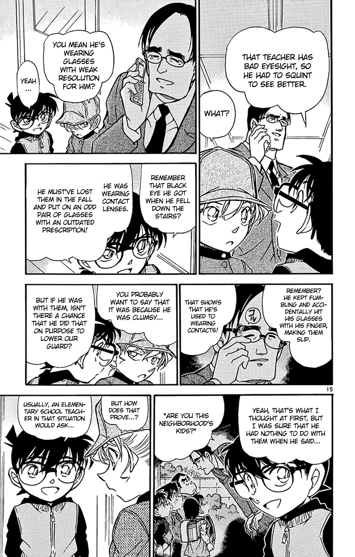 Detective Conan Chapter 507 page 16 - Chapter 507: The Secret Path to School (2)