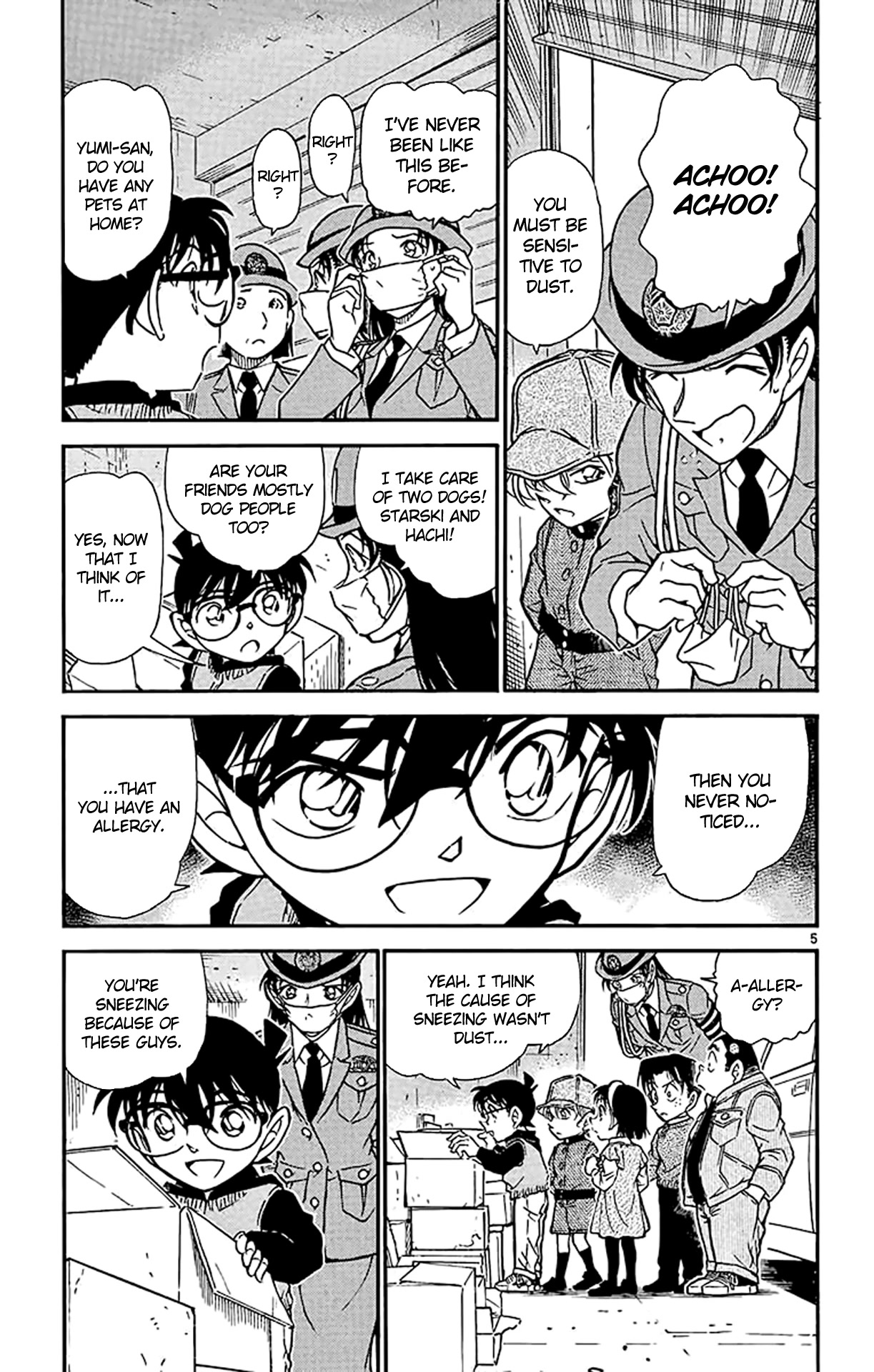 Detective Conan Chapter 507 page 6 - Chapter 507: The Secret Path to School (2)
