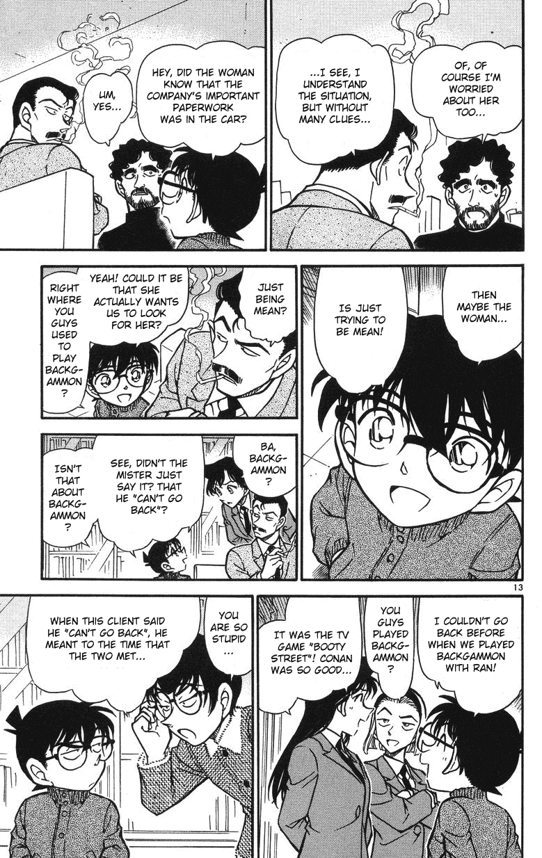 Detective Conan Chapter 508 page 13 - Chapter 508: The Two Who Cannot Return