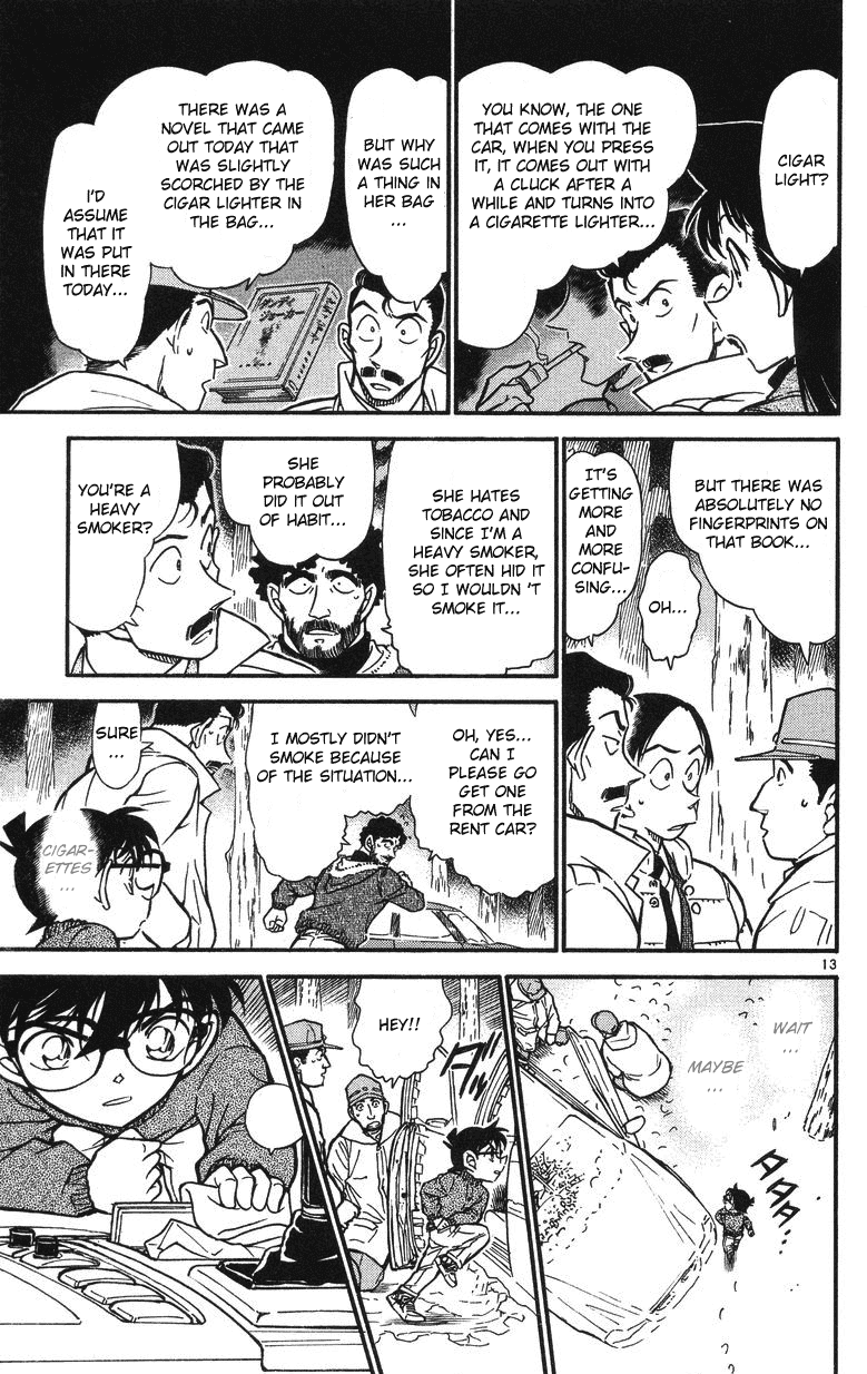 Detective Conan Chapter 509 page 13 - Chapter 509: The Sealed Car
