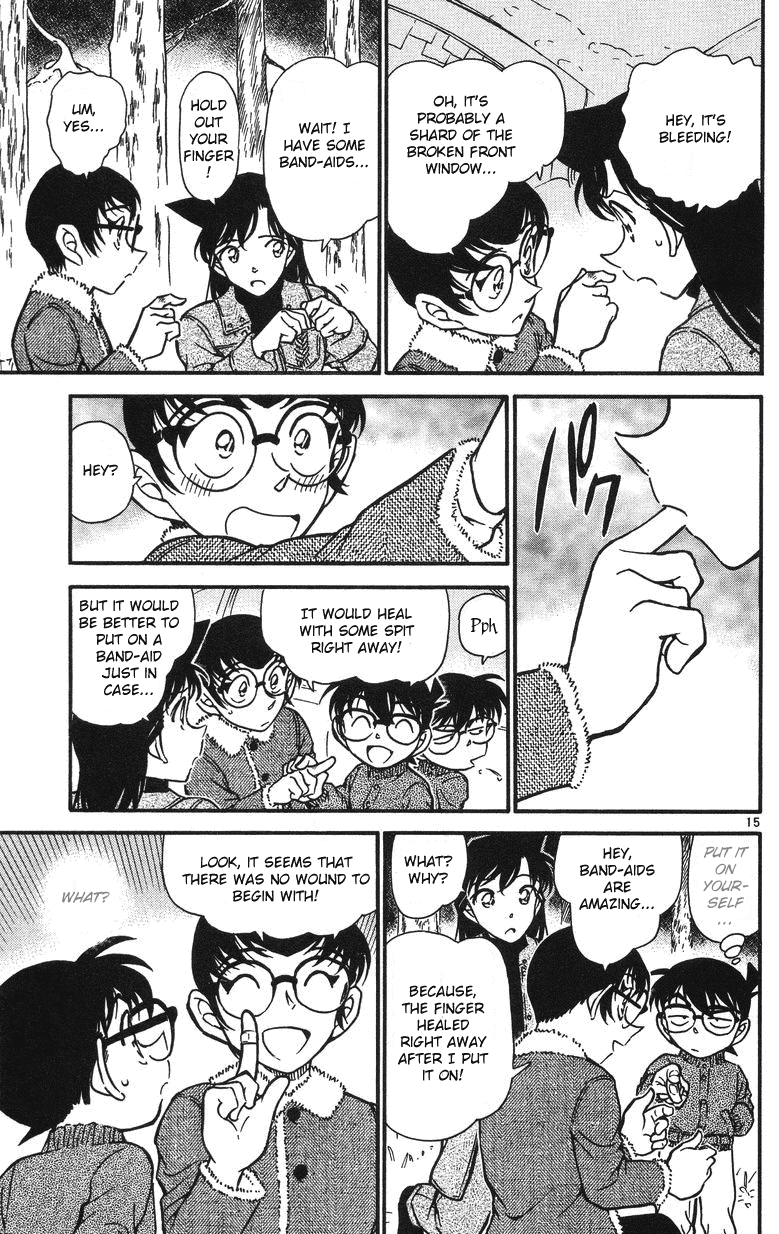Detective Conan Chapter 509 page 15 - Chapter 509: The Sealed Car