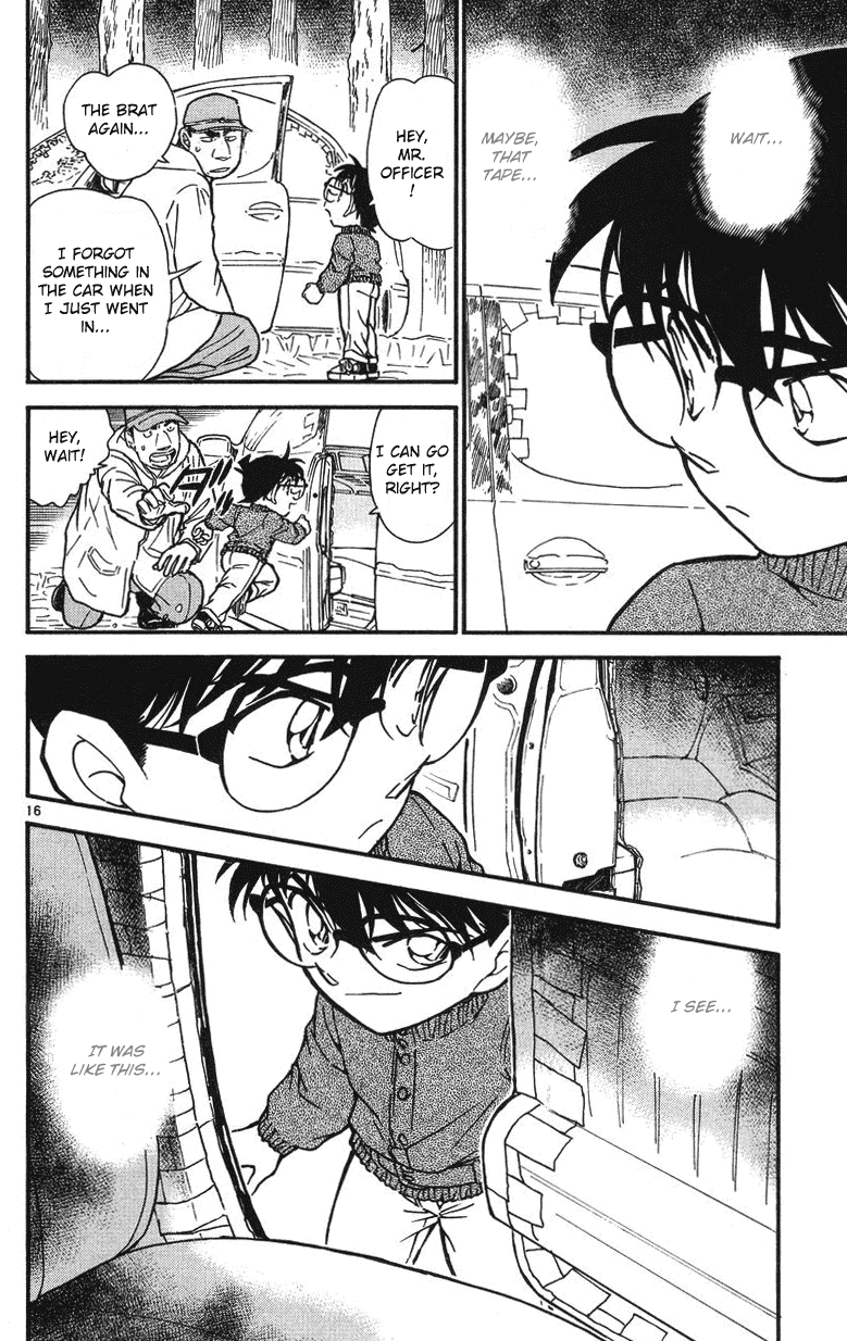 Detective Conan Chapter 509 page 16 - Chapter 509: The Sealed Car