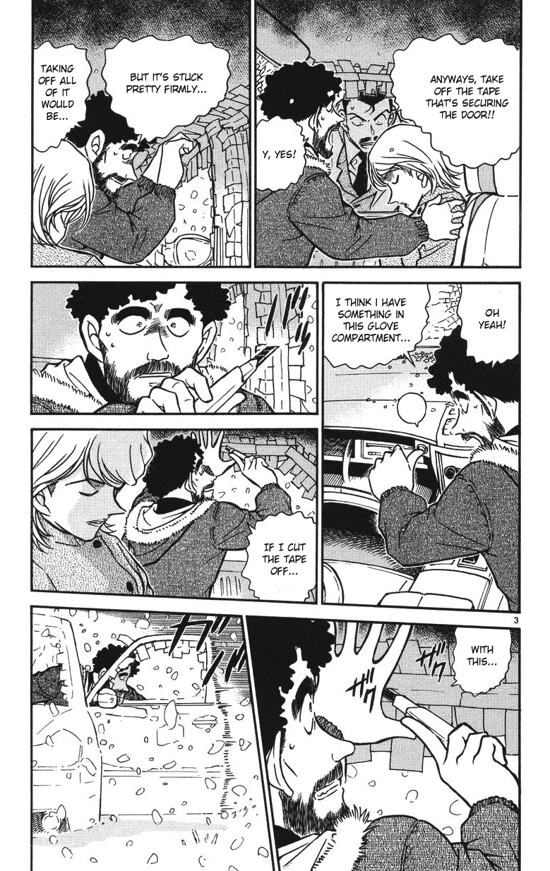 Detective Conan Chapter 509 page 3 - Chapter 509: The Sealed Car