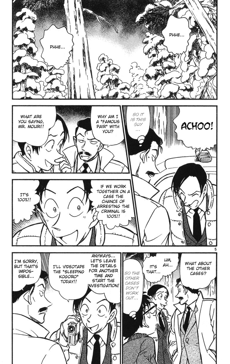Detective Conan Chapter 509 page 5 - Chapter 509: The Sealed Car