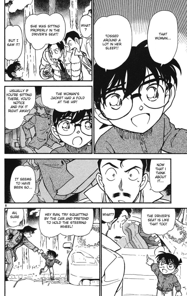 Detective Conan Chapter 509 page 8 - Chapter 509: The Sealed Car