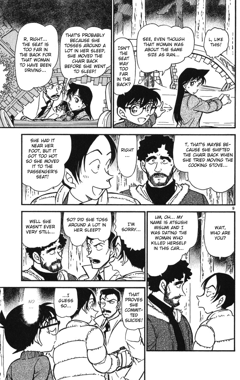 Detective Conan Chapter 509 page 9 - Chapter 509: The Sealed Car