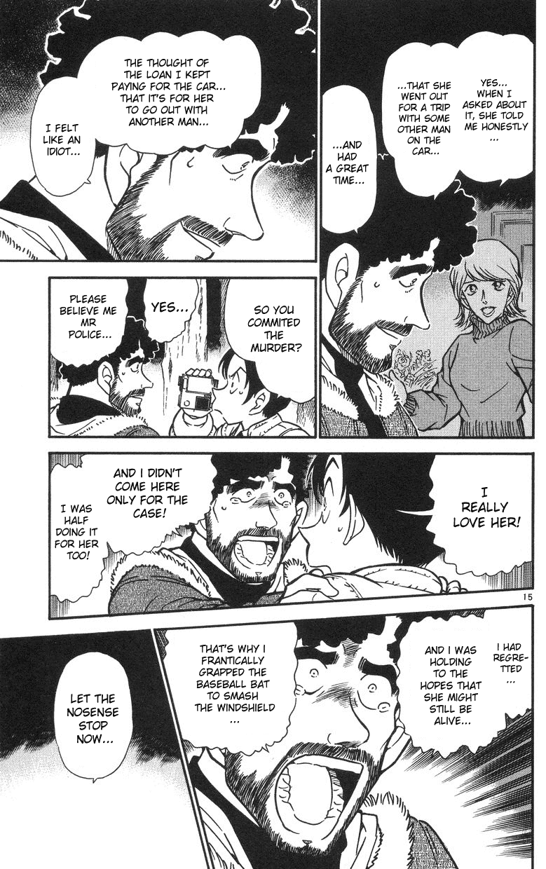 Detective Conan Chapter 510 page 15 - Chapter 510: The Fake Love