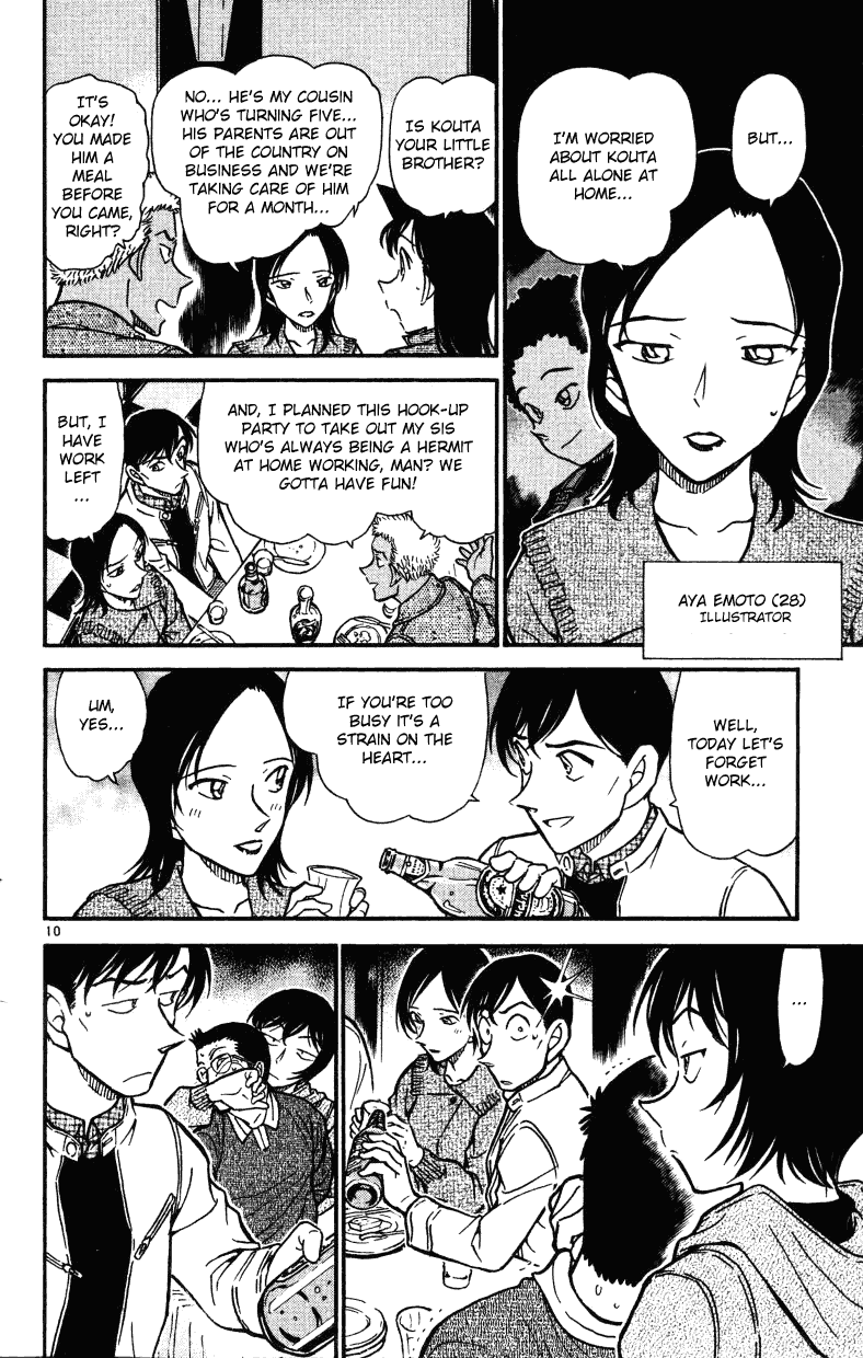 Detective Conan Chapter 511 page 10 - Chapter 511: The Uptight Party