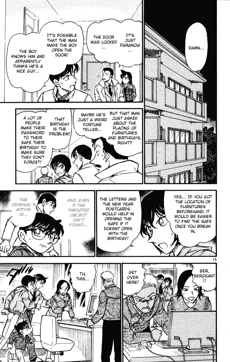 Detective Conan Chapter 511 page 15 - Chapter 511: The Uptight Party