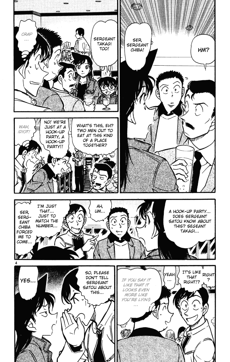 Detective Conan Chapter 511 page 4 - Chapter 511: The Uptight Party