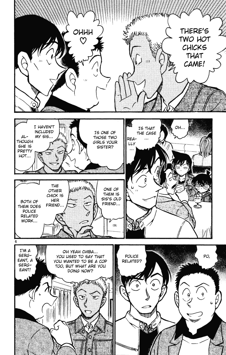 Detective Conan Chapter 511 page 6 - Chapter 511: The Uptight Party