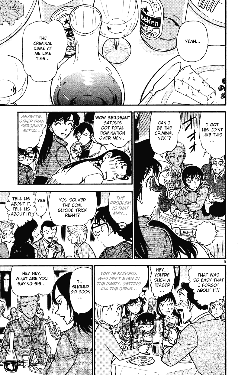 Detective Conan Chapter 511 page 9 - Chapter 511: The Uptight Party