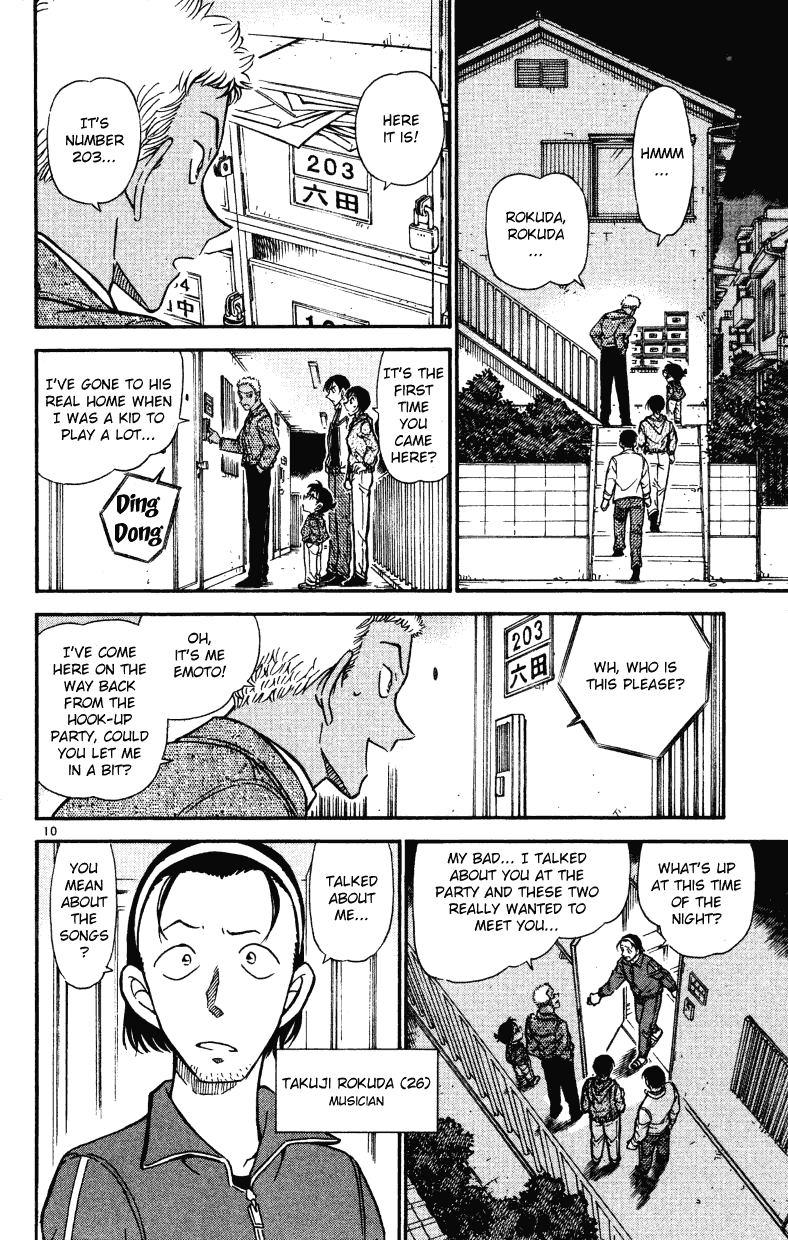 Detective Conan Chapter 512 page 10 - Chapter 512: The Secret Visit