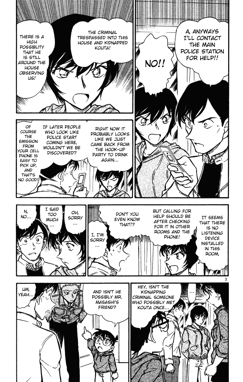 Detective Conan Chapter 512 page 3 - Chapter 512: The Secret Visit