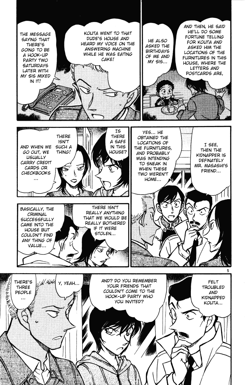 Detective Conan Chapter 512 page 5 - Chapter 512: The Secret Visit