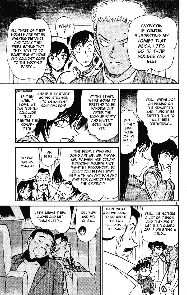 Detective Conan Chapter 512 page 9 - Chapter 512: The Secret Visit