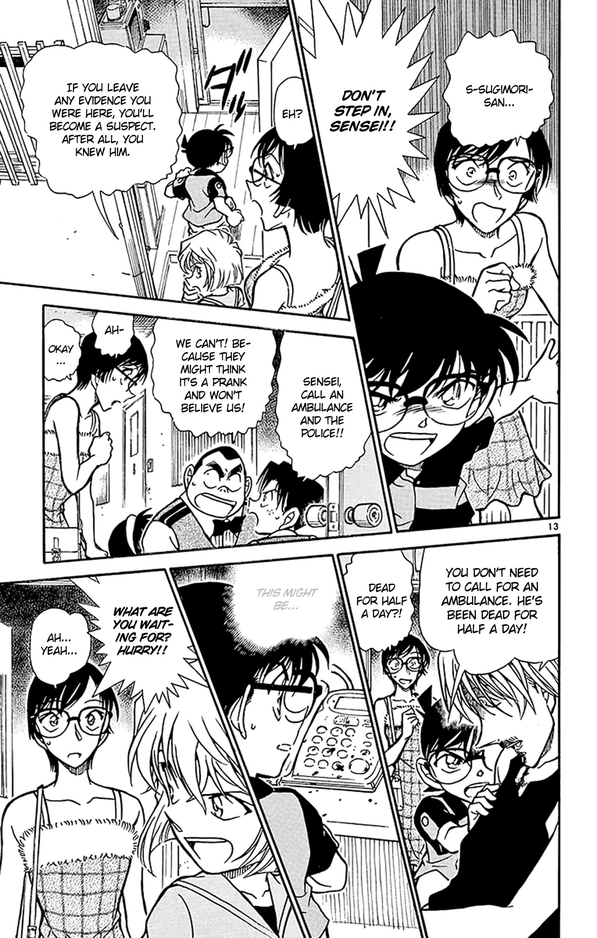 Detective Conan Chapter 515 page 14 - Chapter 515: Exciting Interview