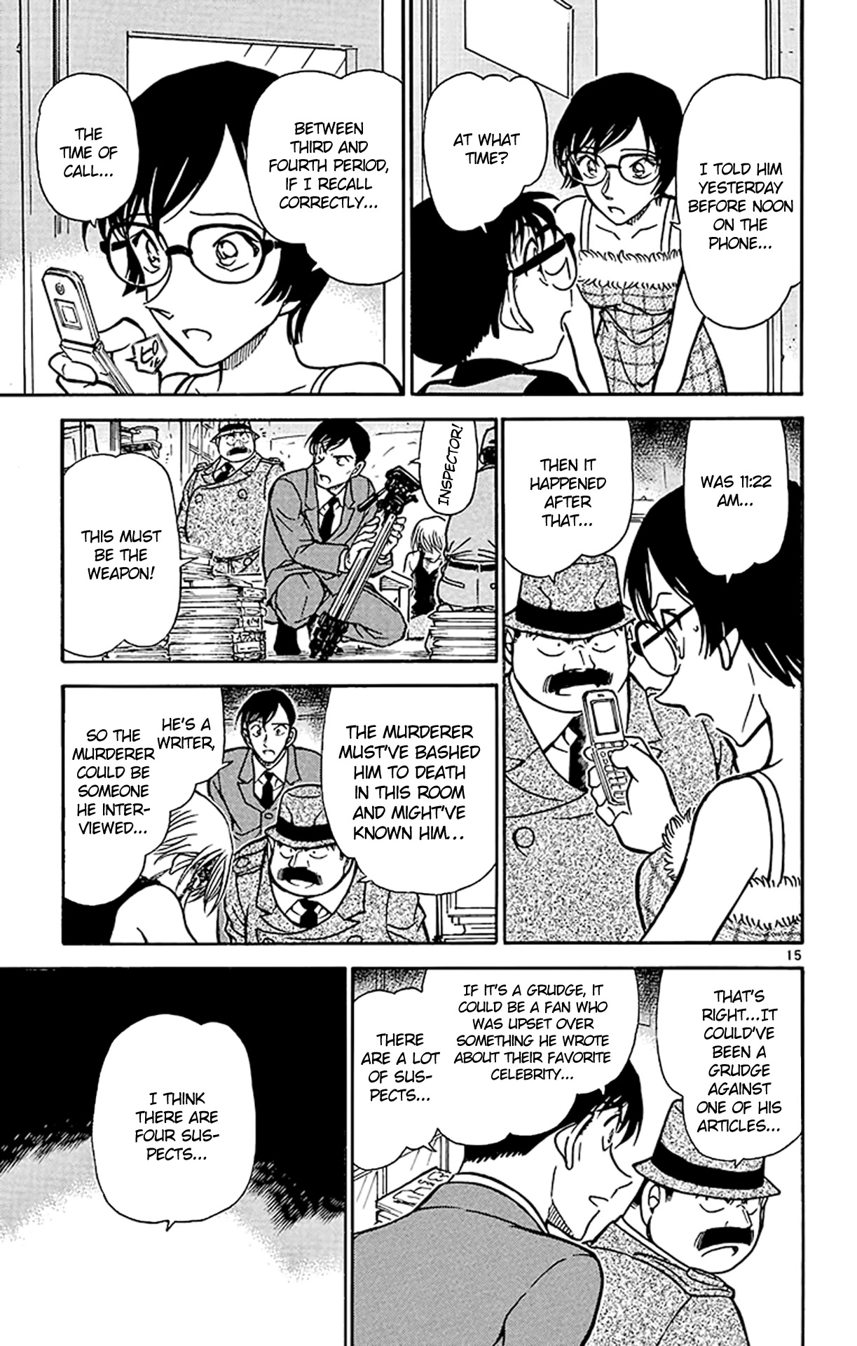 Detective Conan Chapter 515 page 16 - Chapter 515: Exciting Interview