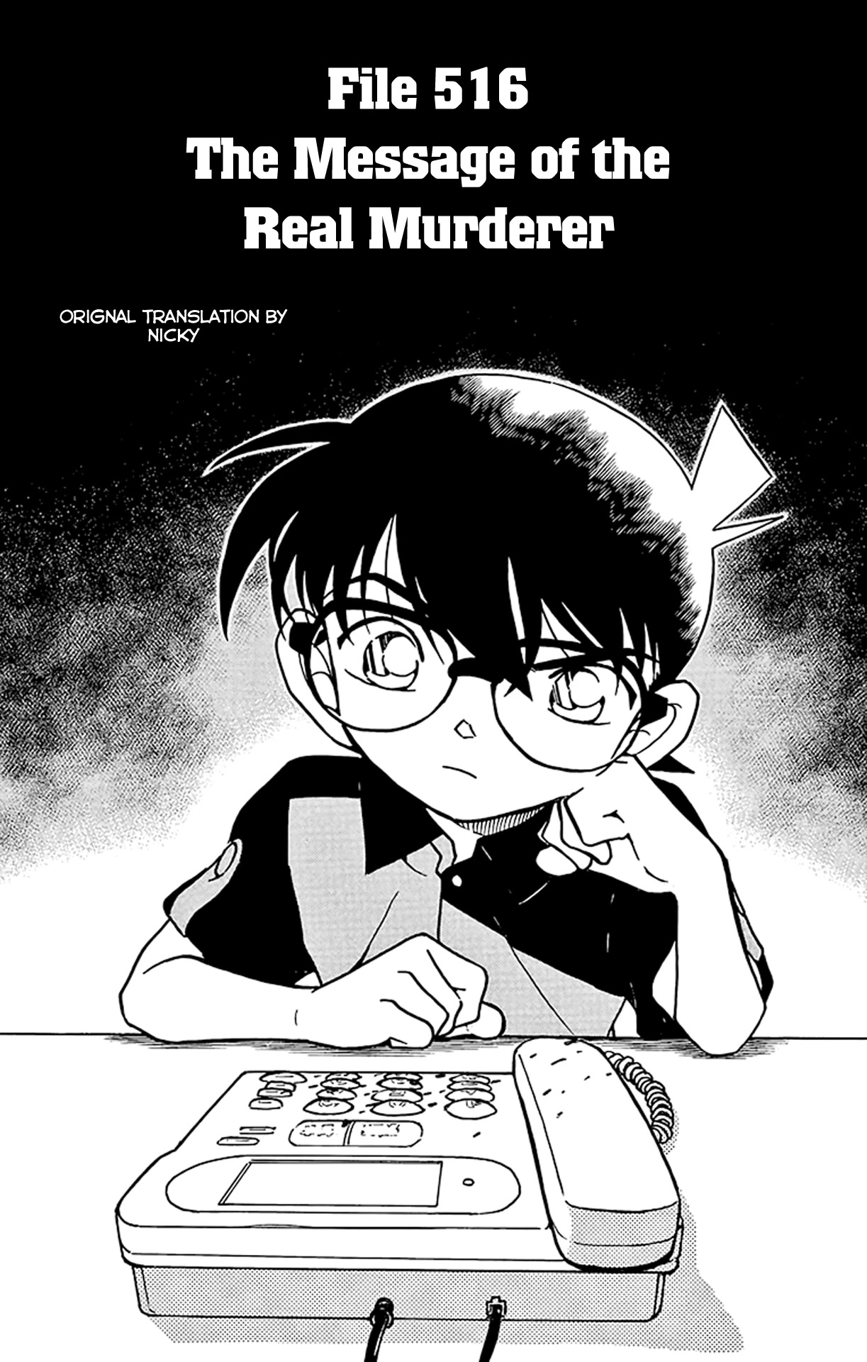 Detective Conan Chapter 516 page 2 - Chapter 516: The Message of the Real Murderer