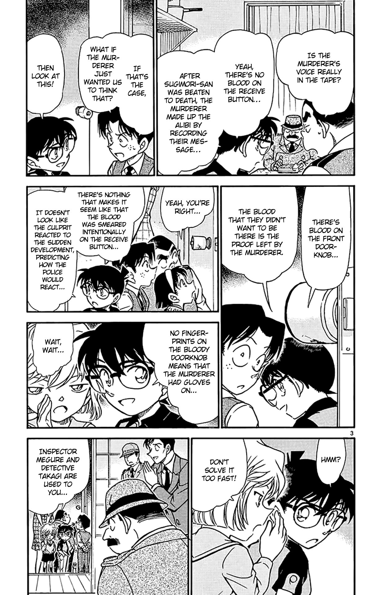 Detective Conan Chapter 516 page 4 - Chapter 516: The Message of the Real Murderer