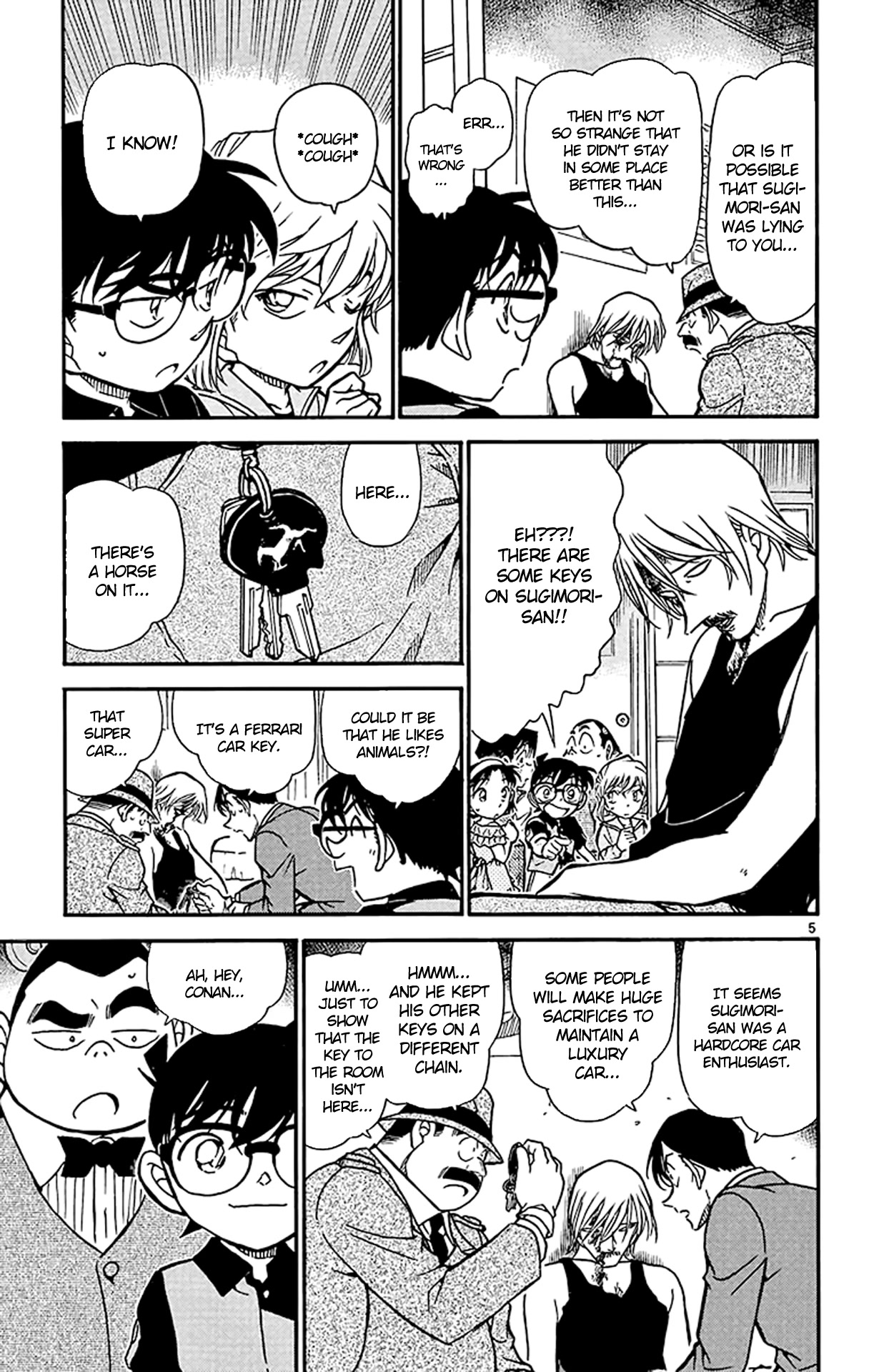 Detective Conan Chapter 516 page 6 - Chapter 516: The Message of the Real Murderer