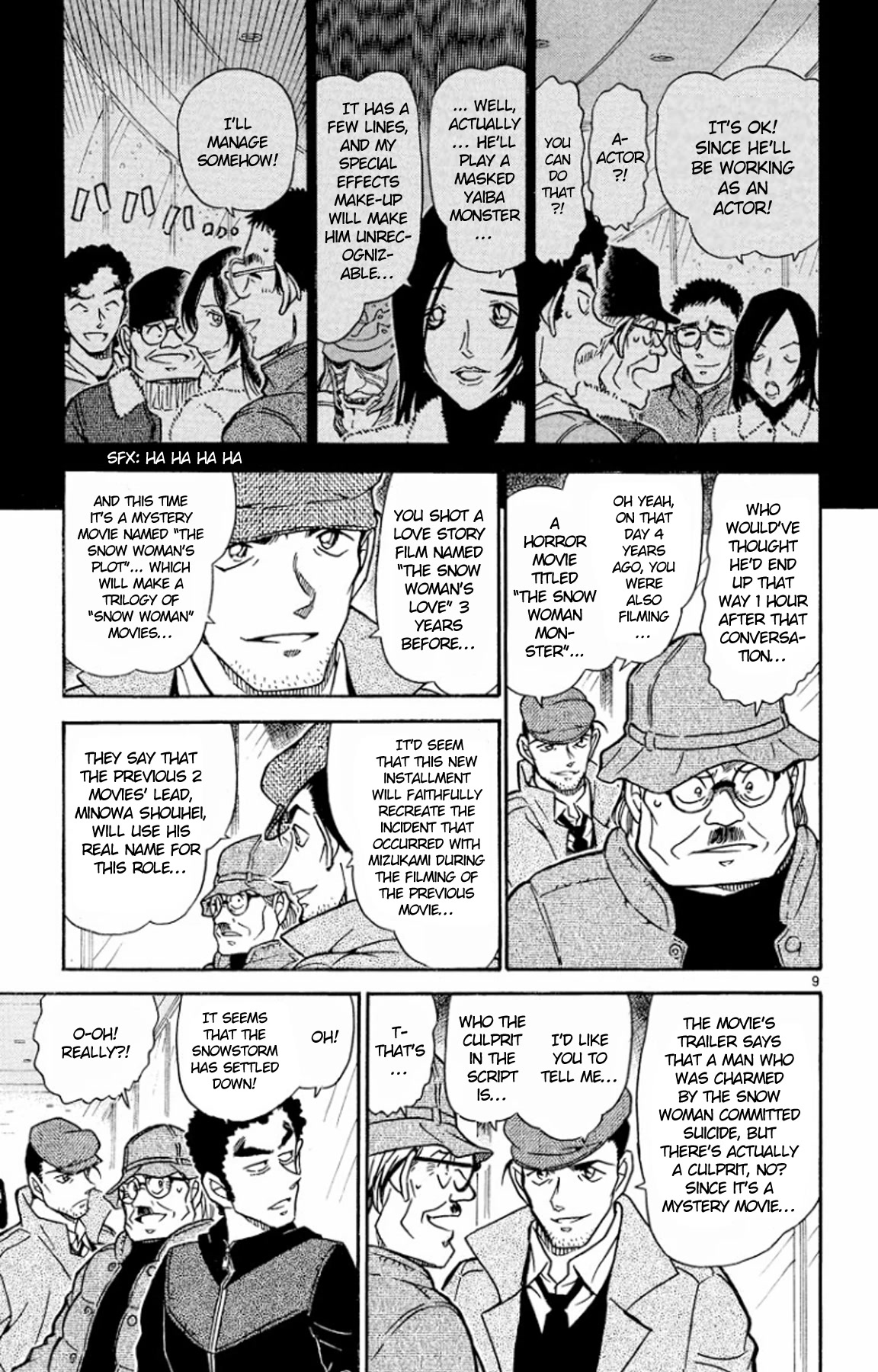 Detective Conan Chapter 519 page 10 - Chapter 519: The Snow Woman's Plot