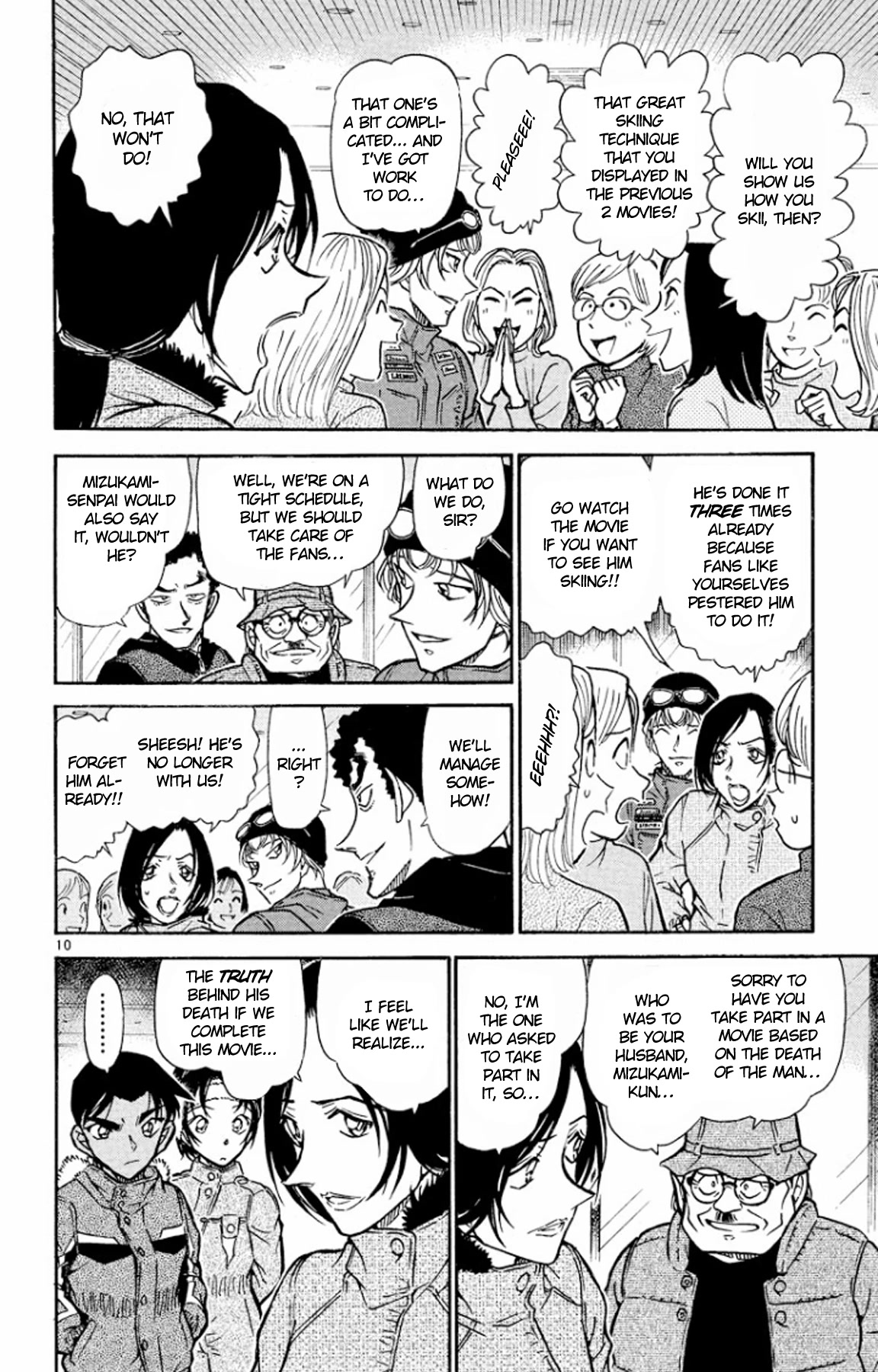 Detective Conan Chapter 519 page 11 - Chapter 519: The Snow Woman's Plot