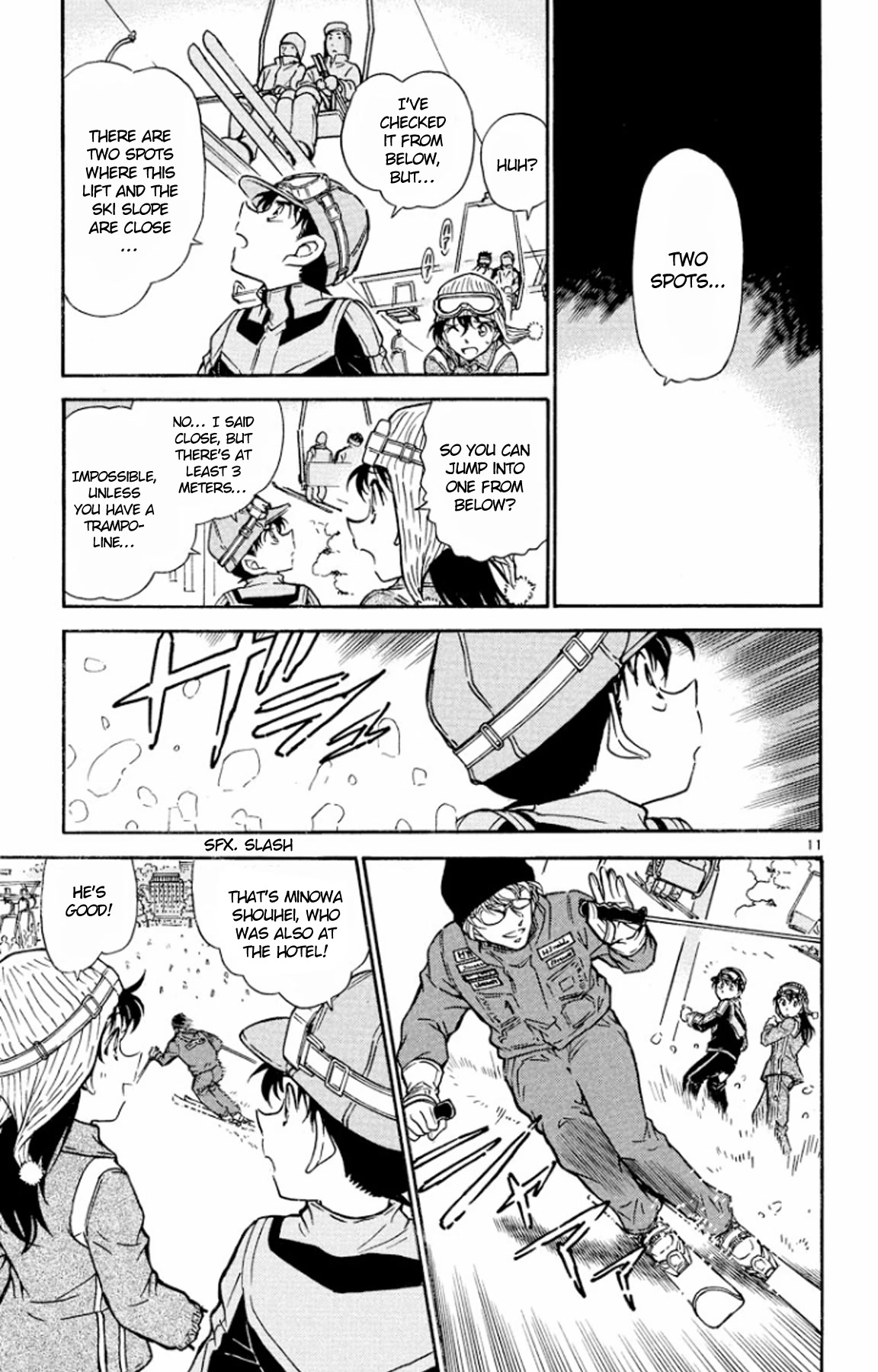 Detective Conan Chapter 519 page 12 - Chapter 519: The Snow Woman's Plot