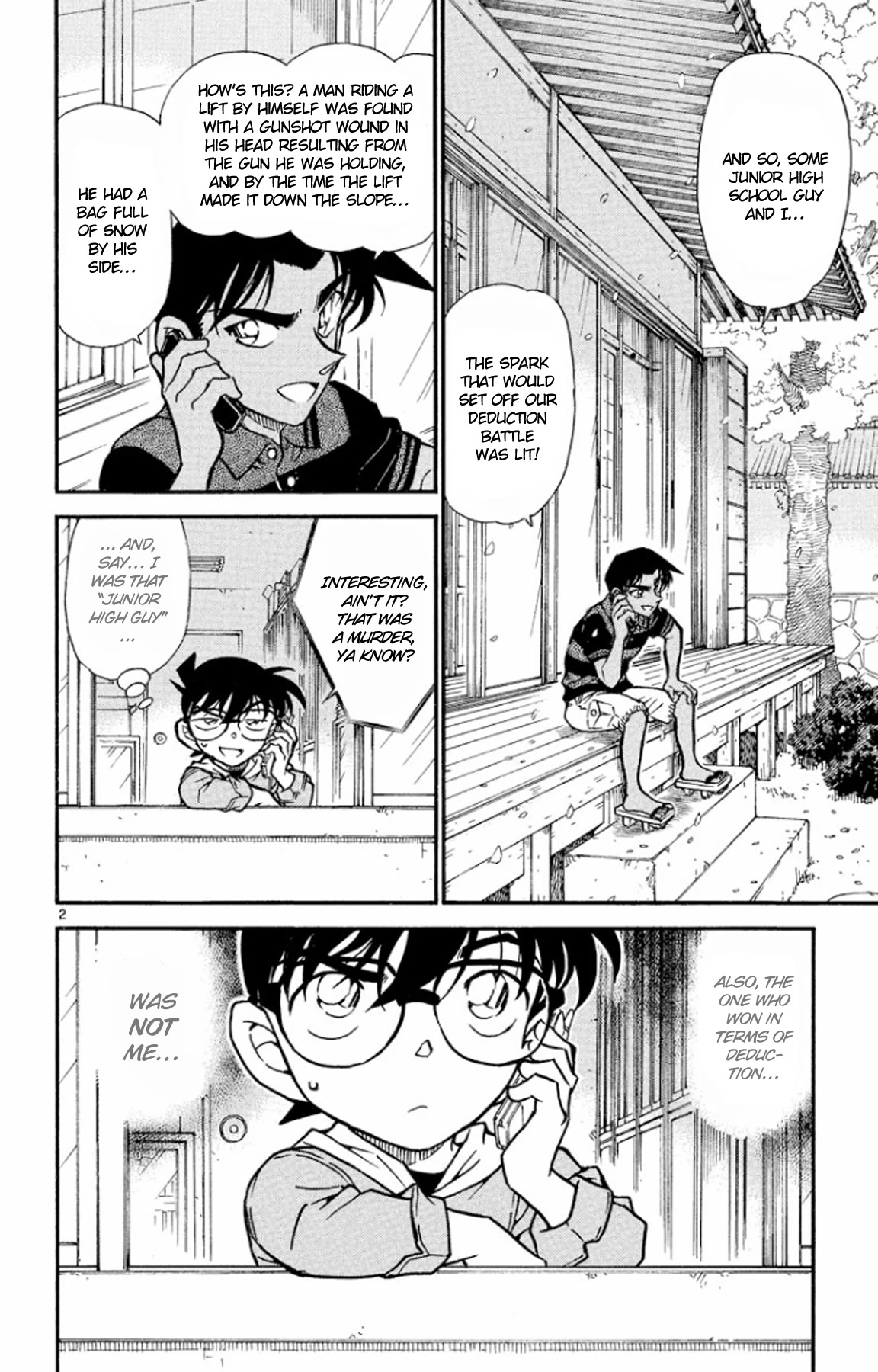 Detective Conan Chapter 519 page 3 - Chapter 519: The Snow Woman's Plot