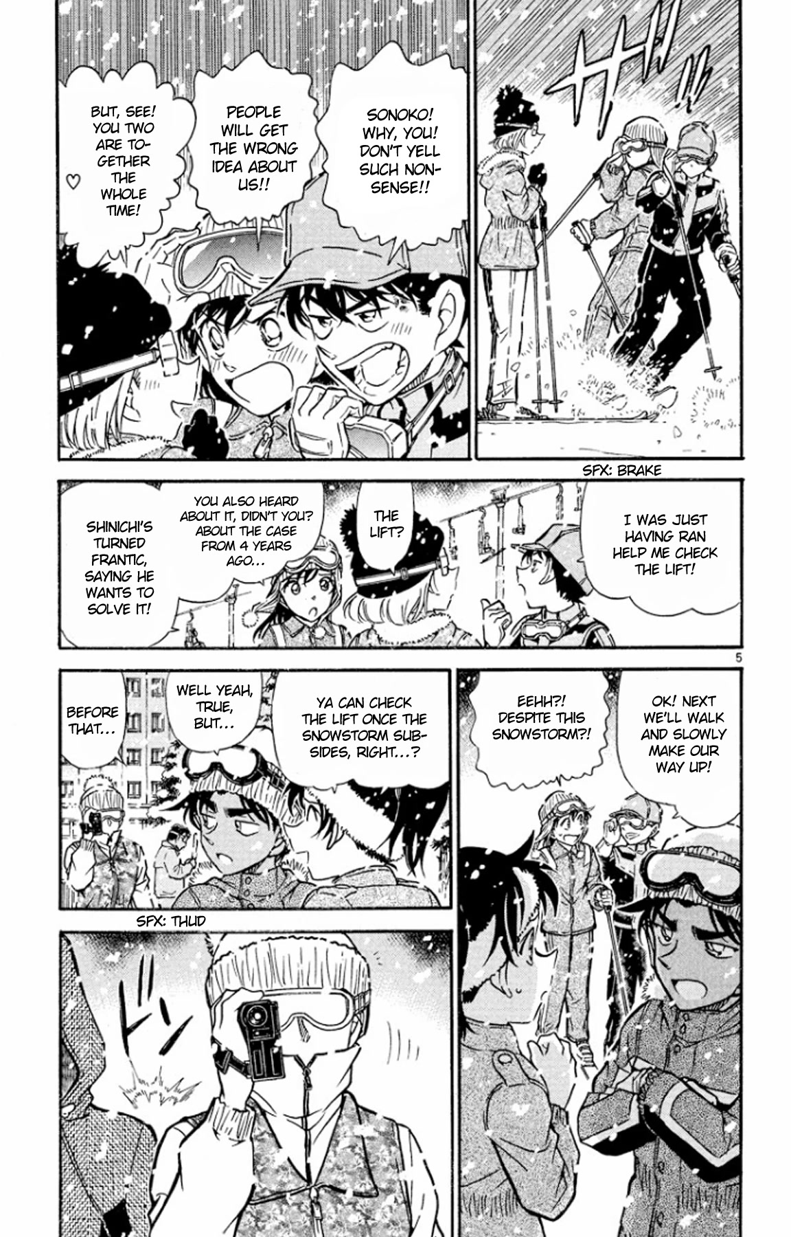 Detective Conan Chapter 519 page 6 - Chapter 519: The Snow Woman's Plot