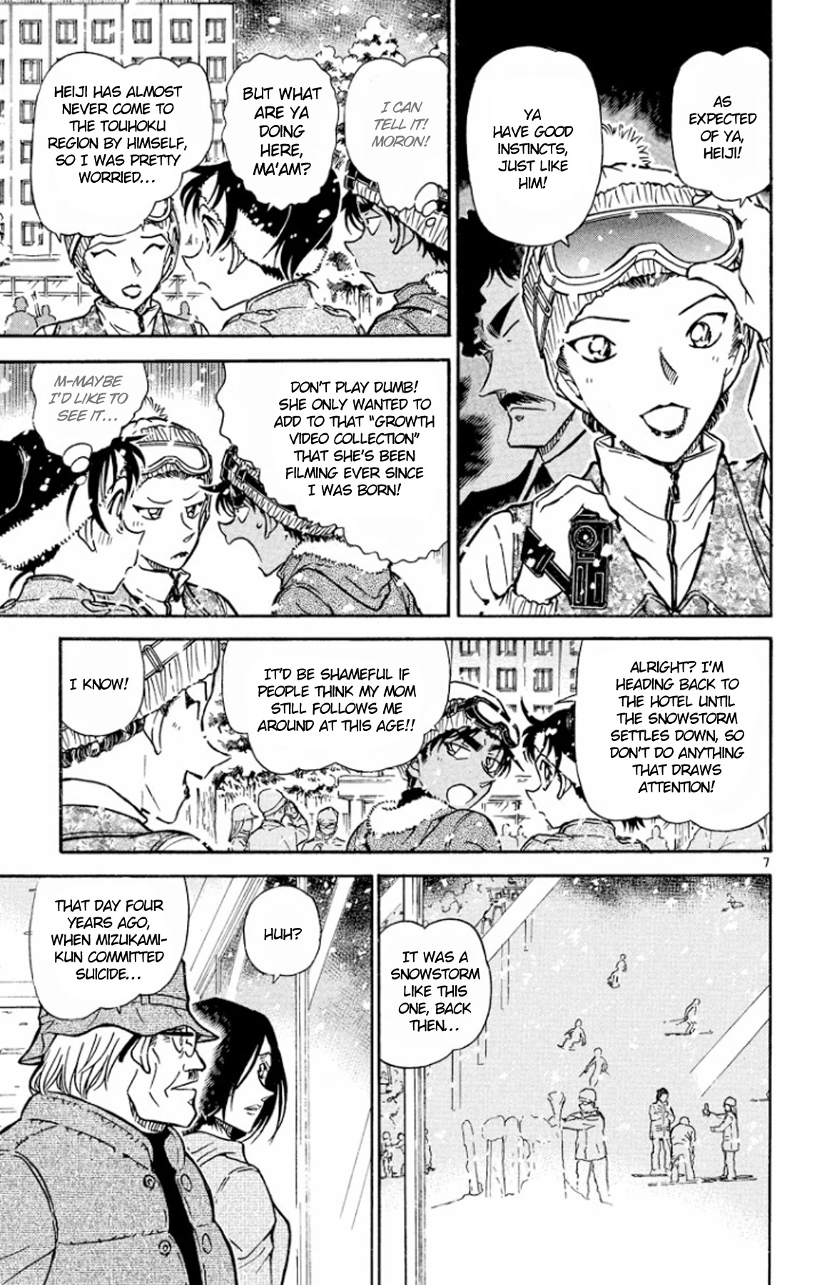Detective Conan Chapter 519 page 8 - Chapter 519: The Snow Woman's Plot