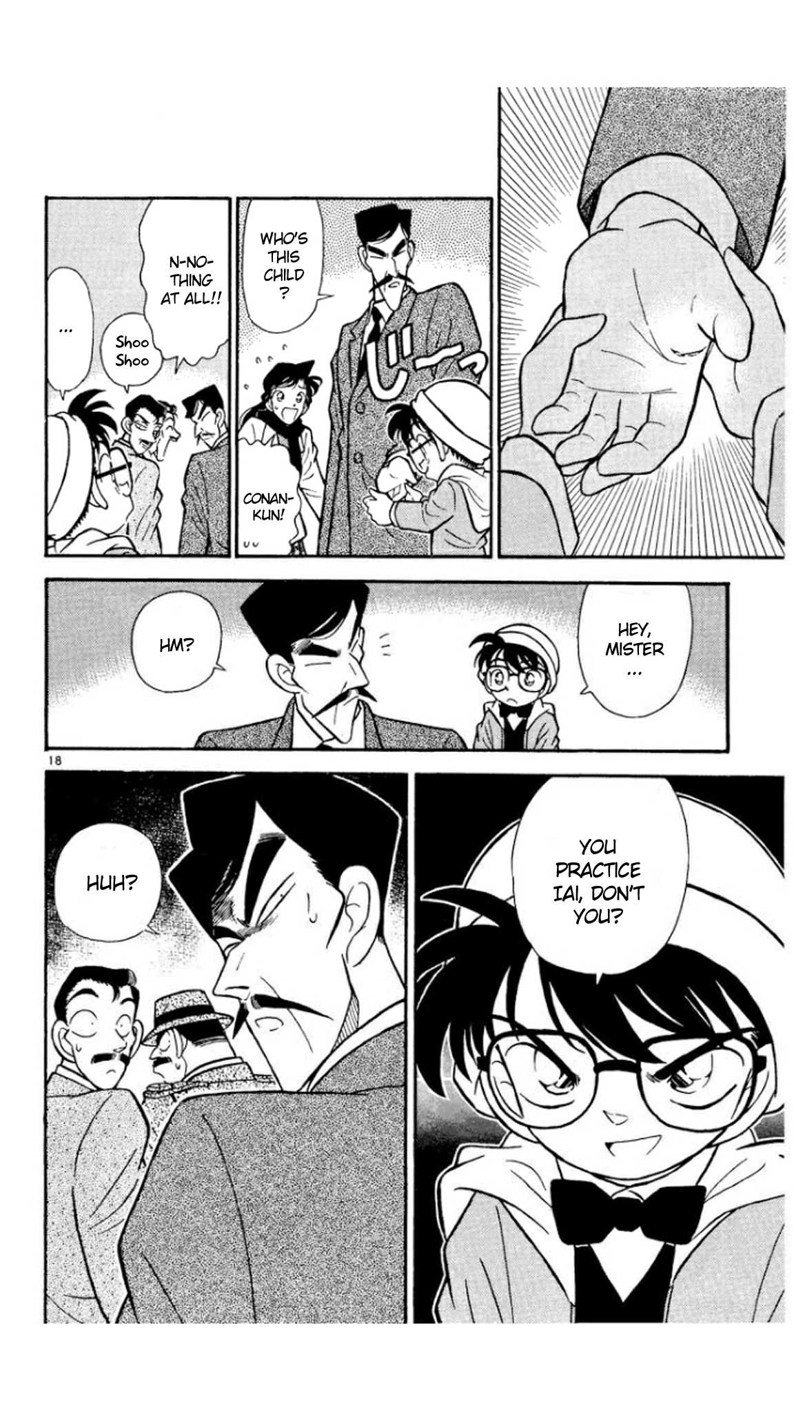 Detective Conan Chapter 52 page 18 - Chapter 52: Three Visitors?