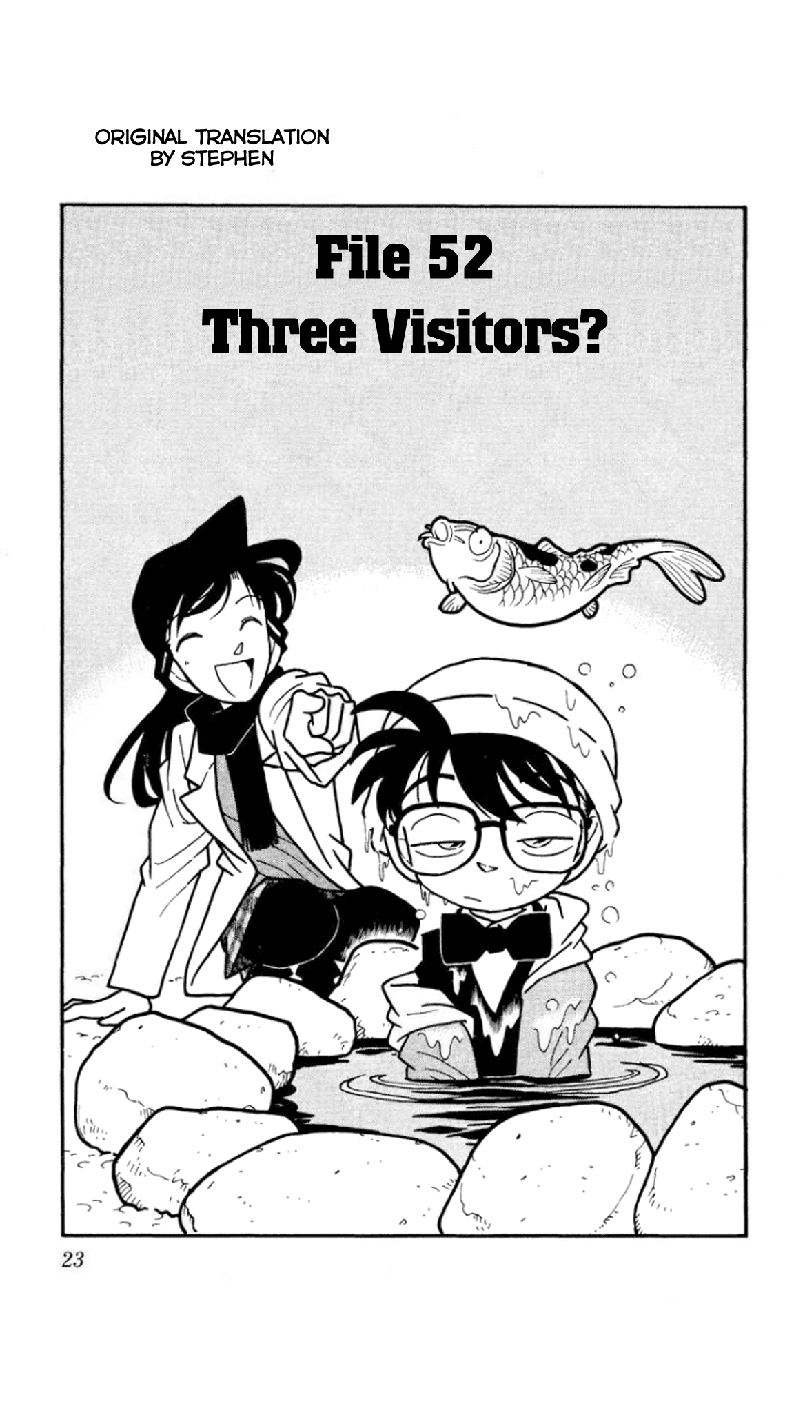 Detective Conan Chapter 52 page 2 - Chapter 52: Three Visitors?