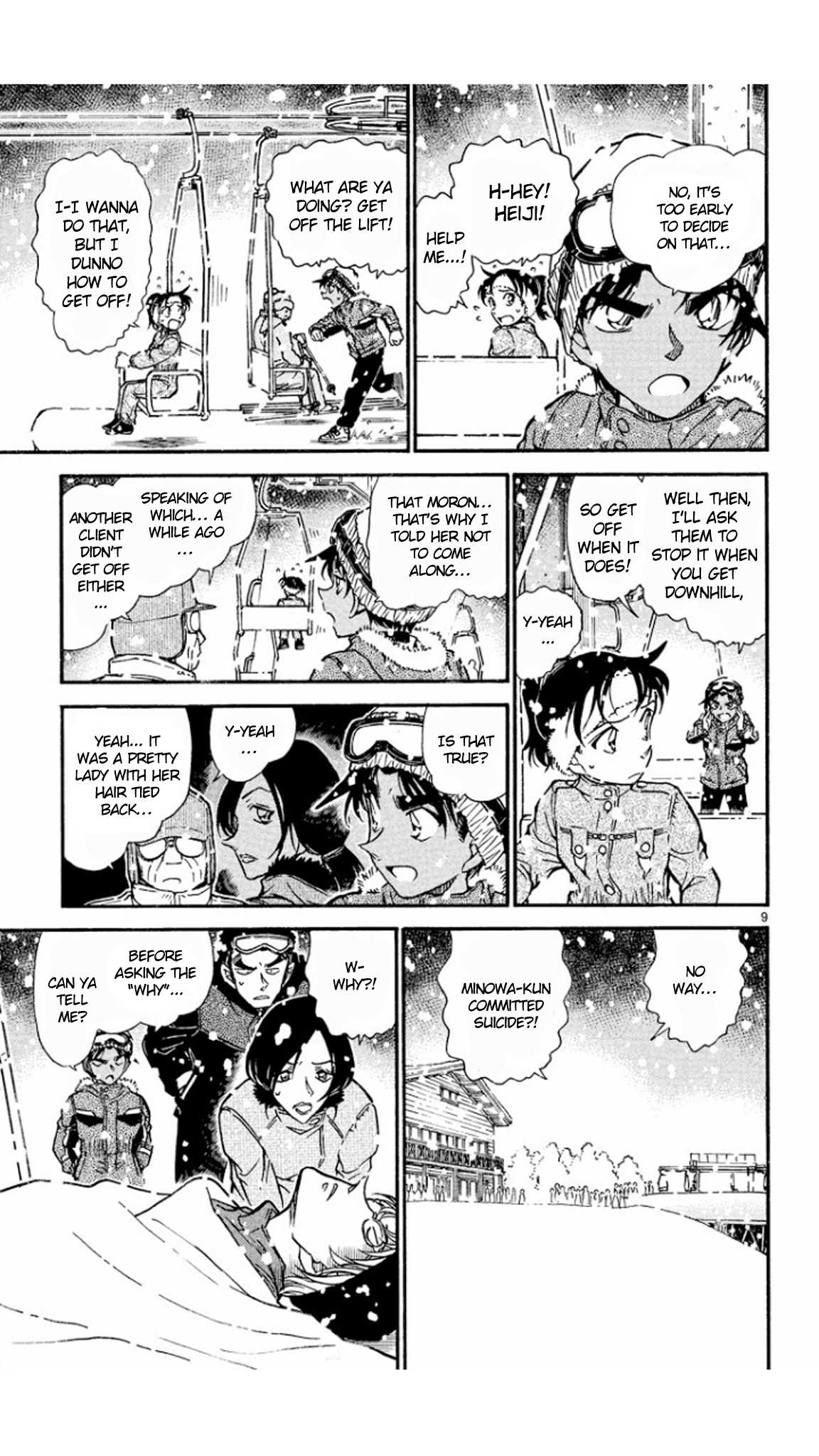 Detective Conan Chapter 520 page 10 - Chapter 520: The Mysterious Lift