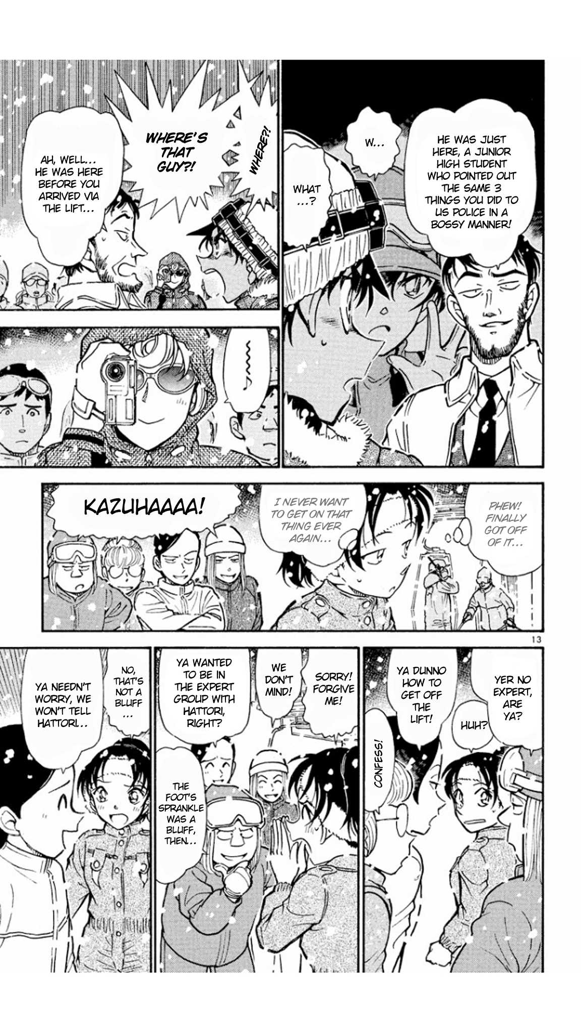 Detective Conan Chapter 520 page 14 - Chapter 520: The Mysterious Lift