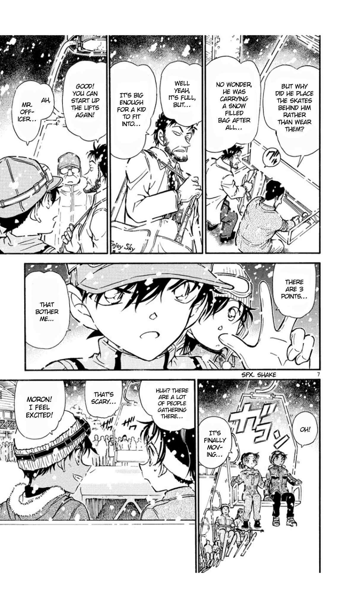 Detective Conan Chapter 520 page 8 - Chapter 520: The Mysterious Lift