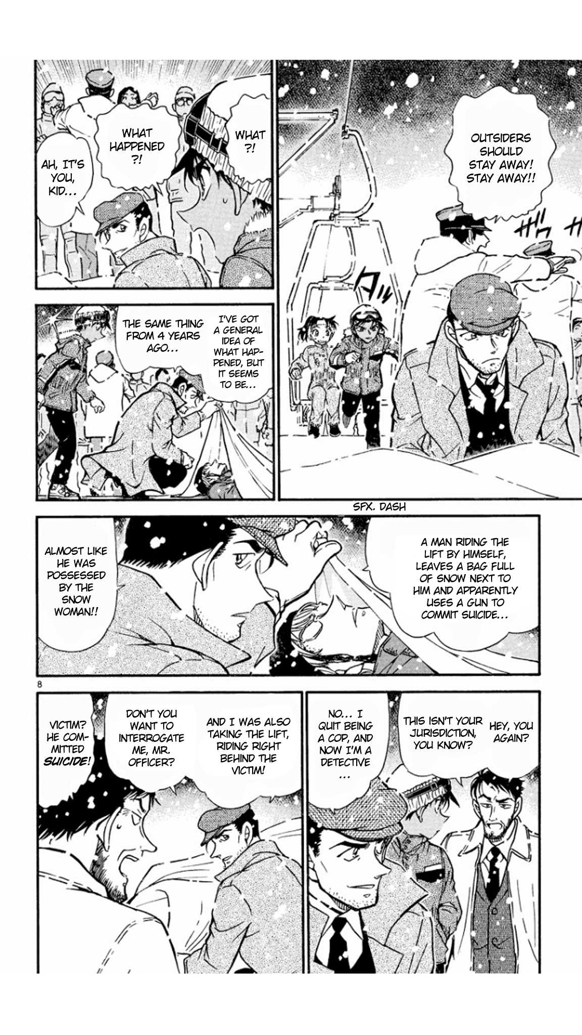 Detective Conan Chapter 520 page 9 - Chapter 520: The Mysterious Lift