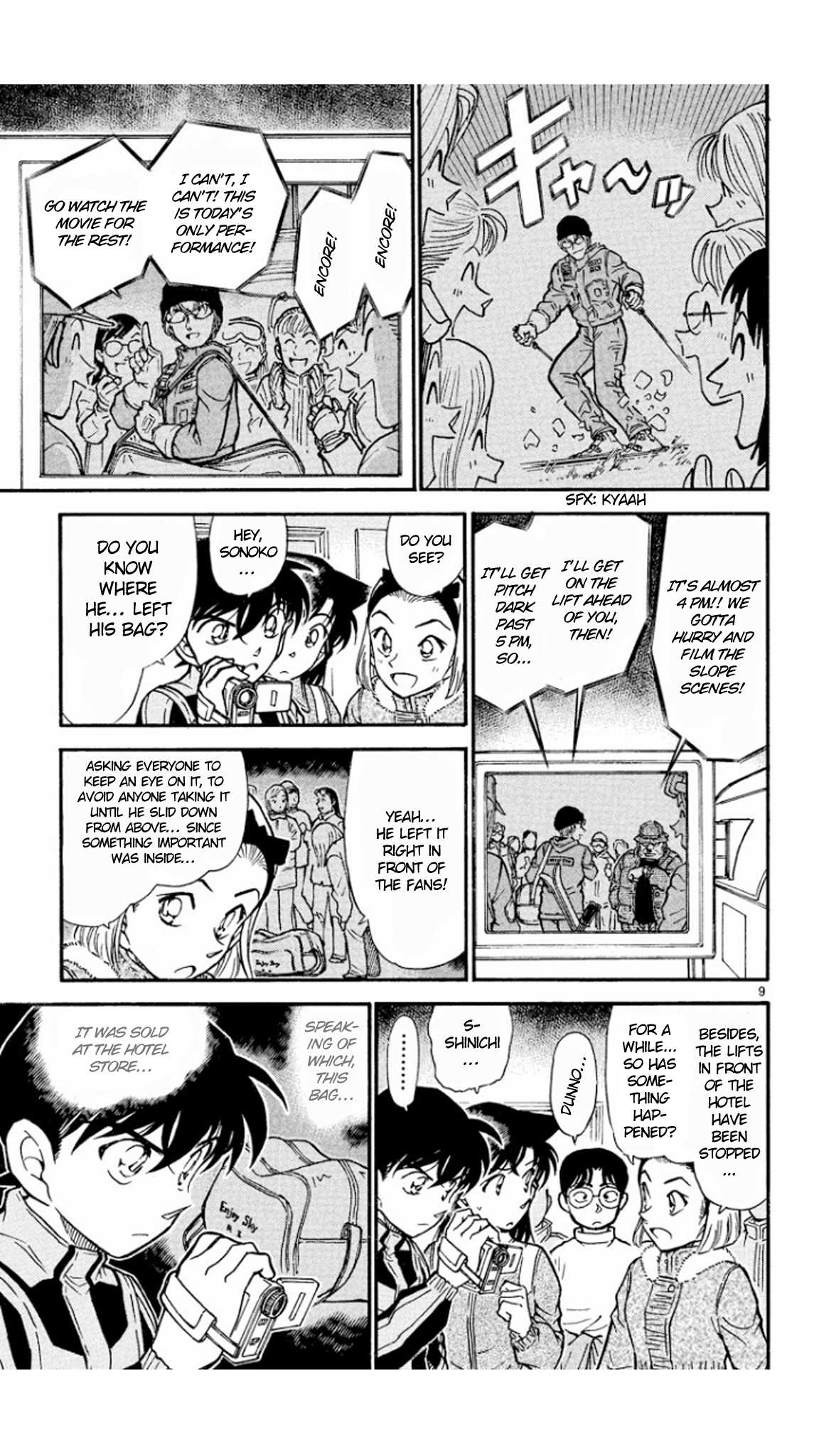 Detective Conan Chapter 521 page 10 - Chapter 521: The Legend of the Snow Woman's Silver Robes