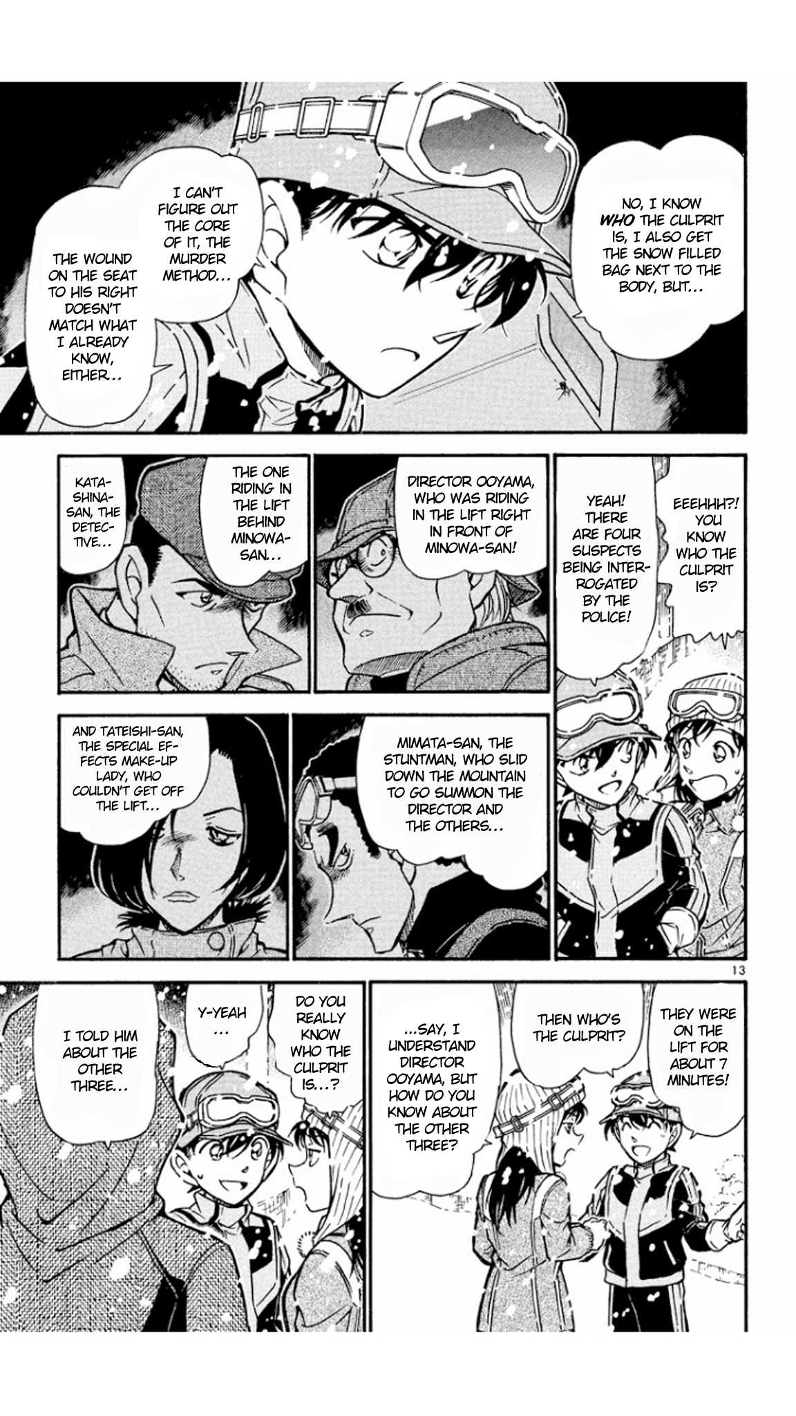 Detective Conan Chapter 521 page 14 - Chapter 521: The Legend of the Snow Woman's Silver Robes