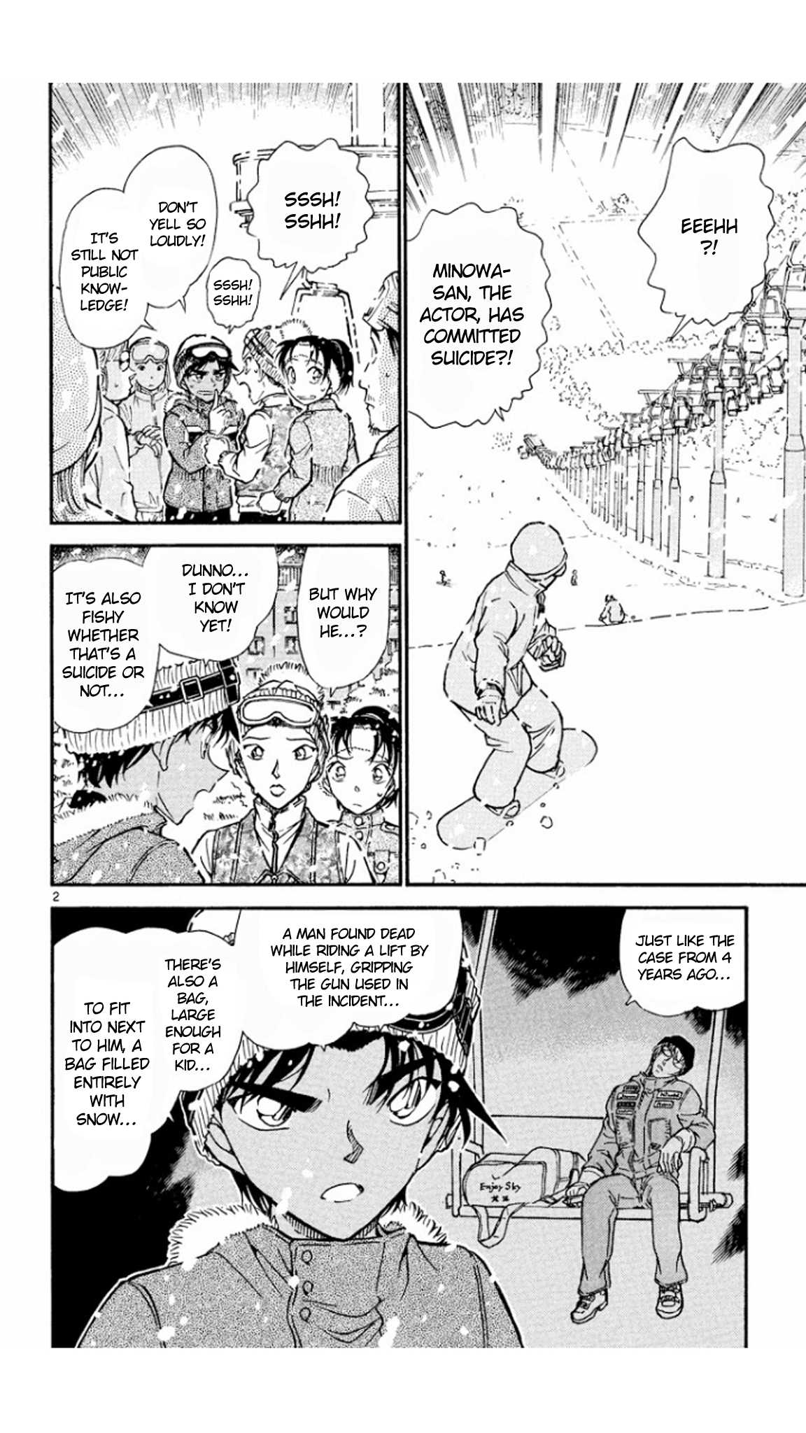 Detective Conan Chapter 521 page 3 - Chapter 521: The Legend of the Snow Woman's Silver Robes
