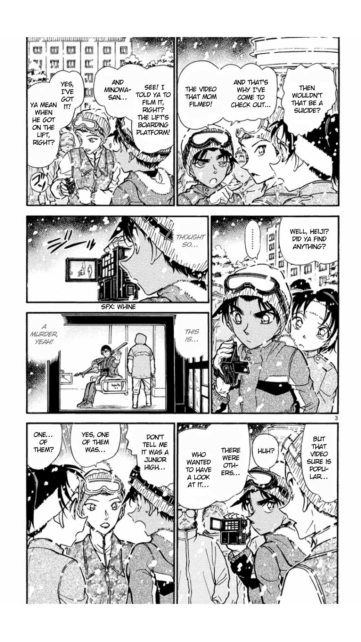 Detective Conan Chapter 521 page 4 - Chapter 521: The Legend of the Snow Woman's Silver Robes